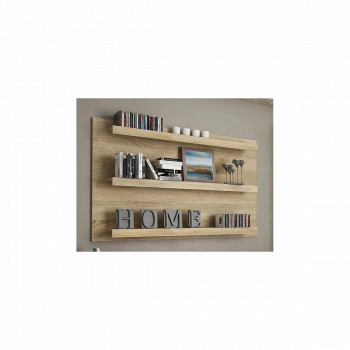 PANEL 3 ESTANTES/TV CHELLEN COLOR CAÑON O CAMBRIA 2