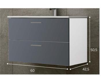 Módulo baño 2 cajones Export | Relax Muebles 2