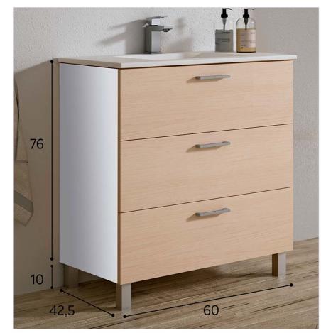 Módulo baño 3 cajones Export | Relax Muebles