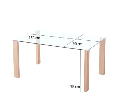 Mesa fija Hana cambria | Relax Muebles