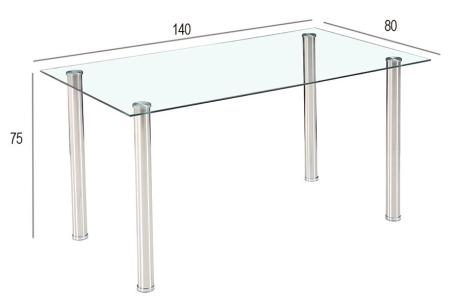 Conjunto mesa Avatar X y 6 sillas Avatar X | Relax Muebles