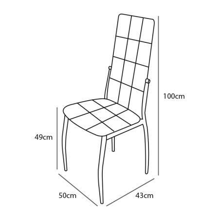 Juego 6 sillas Kaori | Relax Muebles