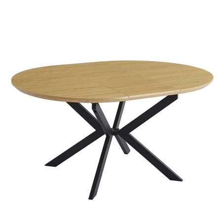 Conjunto mesa redonda extensible Winsor y sillones Devon