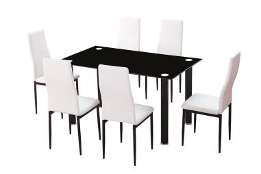 Conjunto mesa Emi y 6 sillas Emi | Relax Muebles