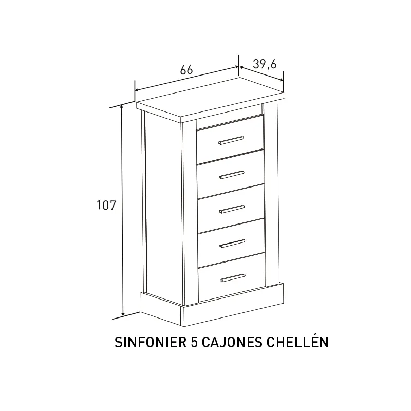 SINFONIER  CHELLEN ACABADO CAMBRIA-BLANCO O CAÑON