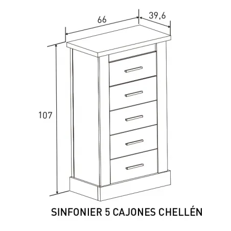 SINFONIER  CHELLEN ACABADO CAMBRIA-BLANCO O CAÑON