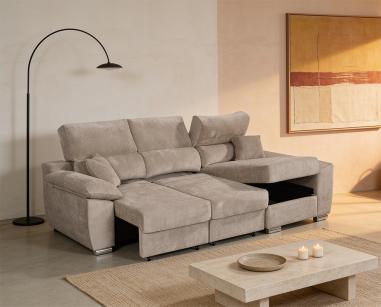 Chaiselongue cama Pedro con arcón | Relax Muebles