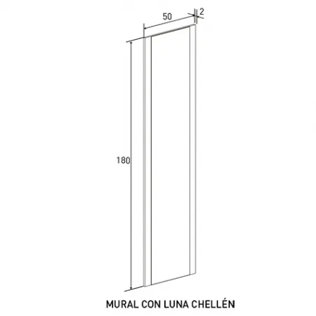 MURAL CON LUNA CHELLEN CAMBRIA O CAÑON