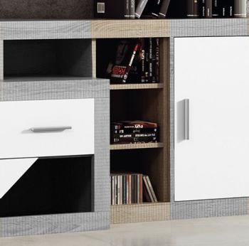 Bajo 30 cm con estantes Lara | Relax Muebles