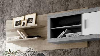 Respaldo 2 estantes Lara 180 cm | Relax Muebles