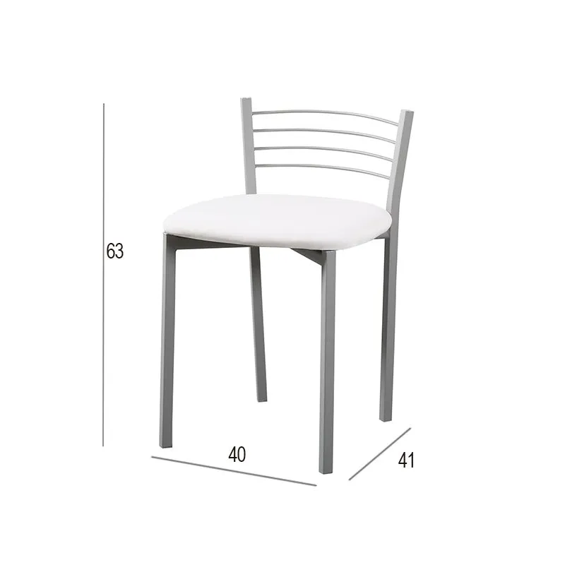 JUEGO DE 4 TABURETES MOD. 10 COCINAS BLANCO