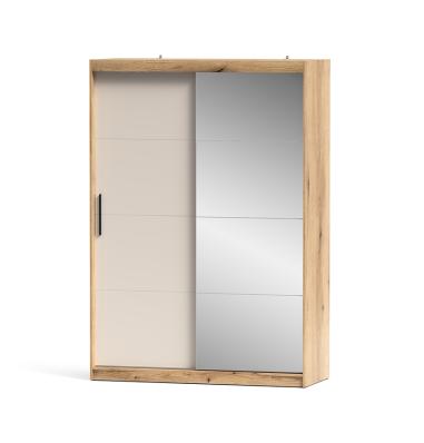 Armario 2 puertas correderas con espejo Inova 150 cm