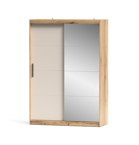 Armario 2 puertas correderas con espejo Inova 150 cm