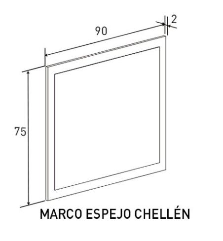 Marco espejo Chellén | Relax Muebles