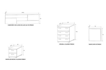 Dormitorio matrimonio Priego | Relax Muebles 2
