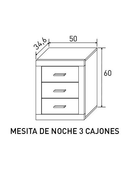 Dormitorio matrimonio Lara | Relax Muebles
