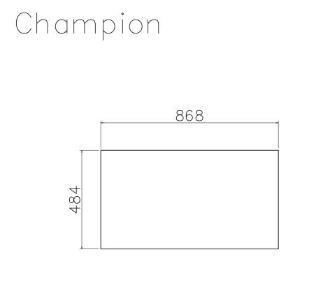 Estante opcional para armario 2 puertas Champion