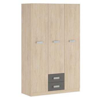 Armario 3 puertas 2 cajones Donald | Relax Muebles 2