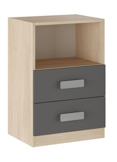 Bajo 2 cajones y hueco Donald | Relax Muebles