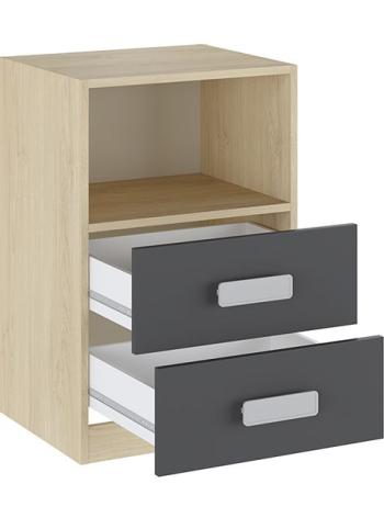 Bajo 2 cajones y hueco Donald | Relax Muebles 2