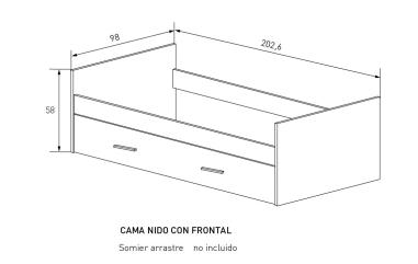 Dormitorio juvenil Aura | Relax Muebles