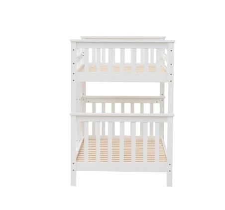 Litera madera camila blanca | Relax Muebles