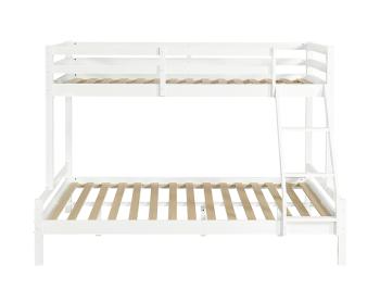 Litera madera cama inferior 135 cm victoria blanca 2