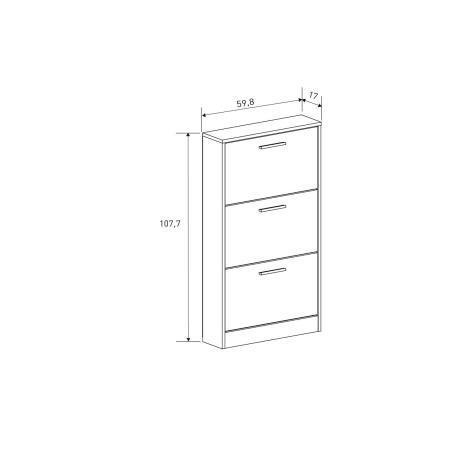 Zapatero 3 puertas Elba | Relax Muebles