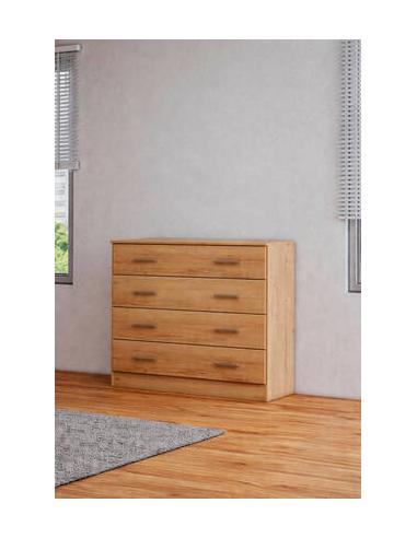 Cómodín 4 cajones Star Now roble | Relax Muebles