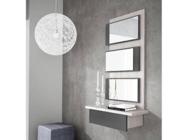 Entradita Bari ártico/grafito | Relax Muebles