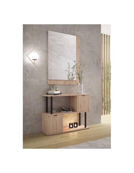 Entradita Barra roble Amazonia rayado | Relax Muebles