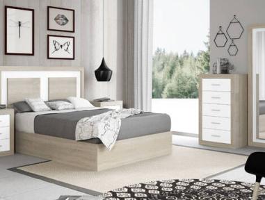Cabecero Dakar cambrián/blanco | Relax Muebles