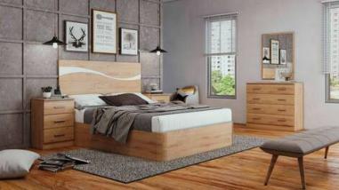Cabecero Duna roble/blanco | Relax Muebles