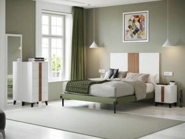 Cabecero Ibiza 160 x 80 alistonado nieve | Relax Muebles