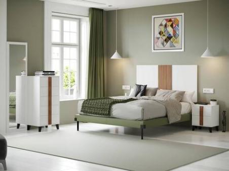 Cabecero Ibiza 160 x 80 alistonado nieve | Relax Muebles