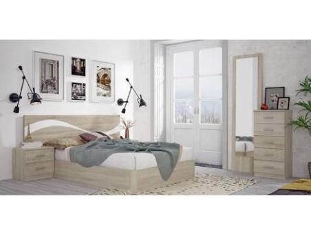 Cabecero Ondas cambrián/blanco | Relax Muebles
