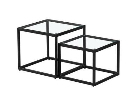 Set de mesas nido Cristal | Relax Muebles