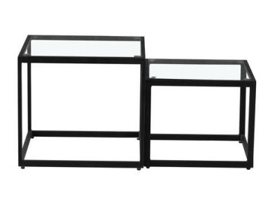 Set de mesas nido Cristal | Relax Muebles
