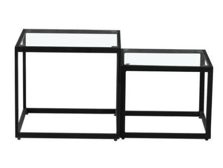 Set de mesas nido Cristal | Relax Muebles