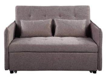 Sofá cama Curvo marrón jaspeado | Relax Muebles