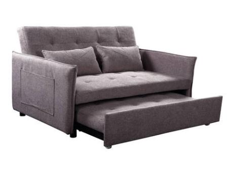 Sofá cama Curvo marrón jaspeado | Relax Muebles