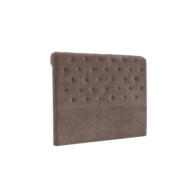 CABECERO JUVENIL EMPIRE TAP. TELA O POLIPIEL GRIS Y CHOCO