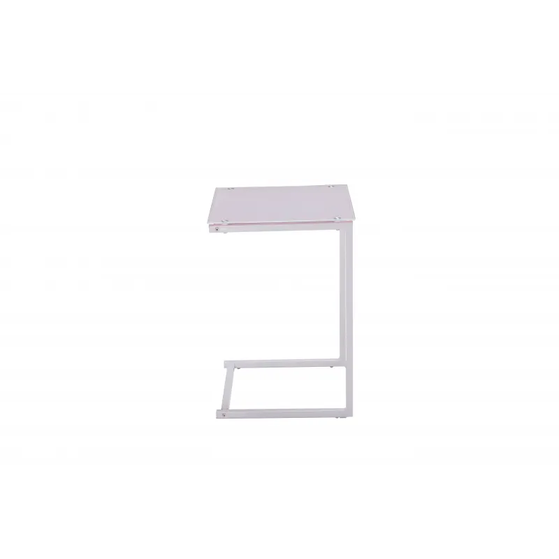 MESA AUXILIAR T/CRISTAL TAMESIS BLANCO             BLANCO