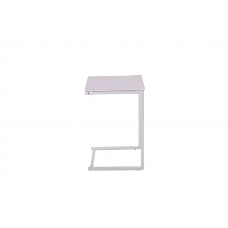 MESA AUXILIAR T/CRISTAL TAMESIS BLANCO             BLANCO