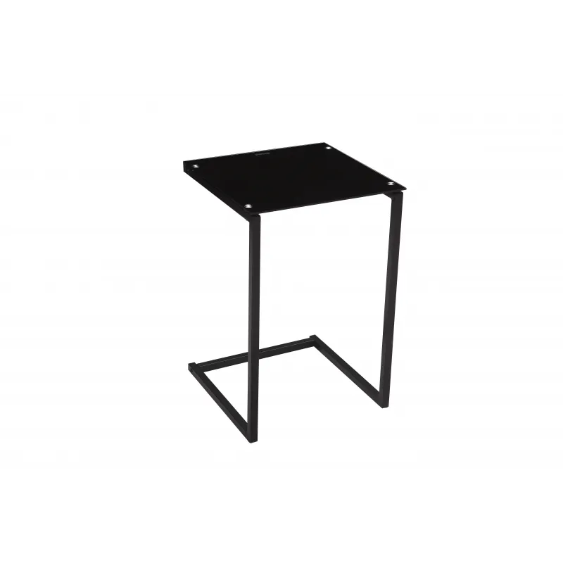 MESA AUXILIAR T/CRISTAL TAMESIS BLANCO             BLANCO