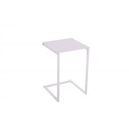 MESA AUXILIAR T/CRISTAL TAMESIS BLANCO             BLANCO