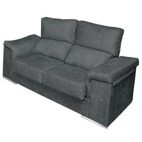 SOFA 2PL RECLINABLE Y EXTENSIBLE TAP. CAIRO, NEVADA Y EDI UV