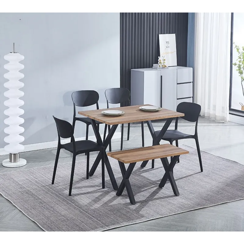 TABURETE MDF P/METAL VIDEL NEGRO                   NEGRO