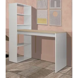 ESCRITORIO CON ESTANTERIA VILLENA BLANCO           BLANCO 2