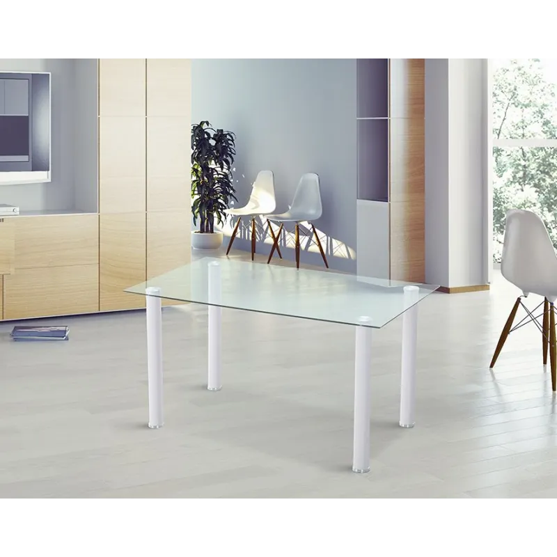 MESA COCINA FIJA C/TRANSPA YURI NEGRO              NEGRO